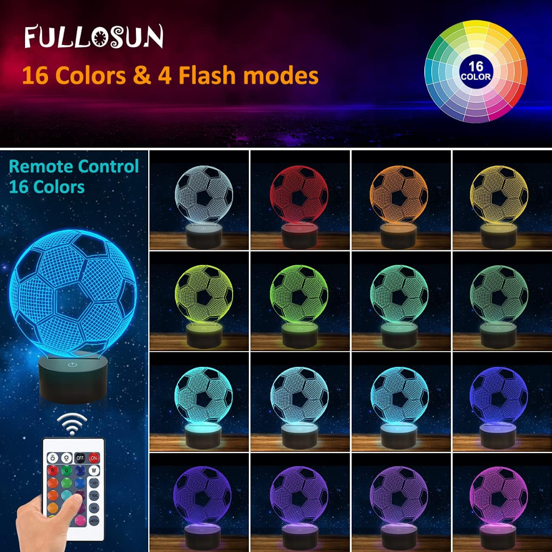 Goalight Lampara LED de Fútbol Escritorio